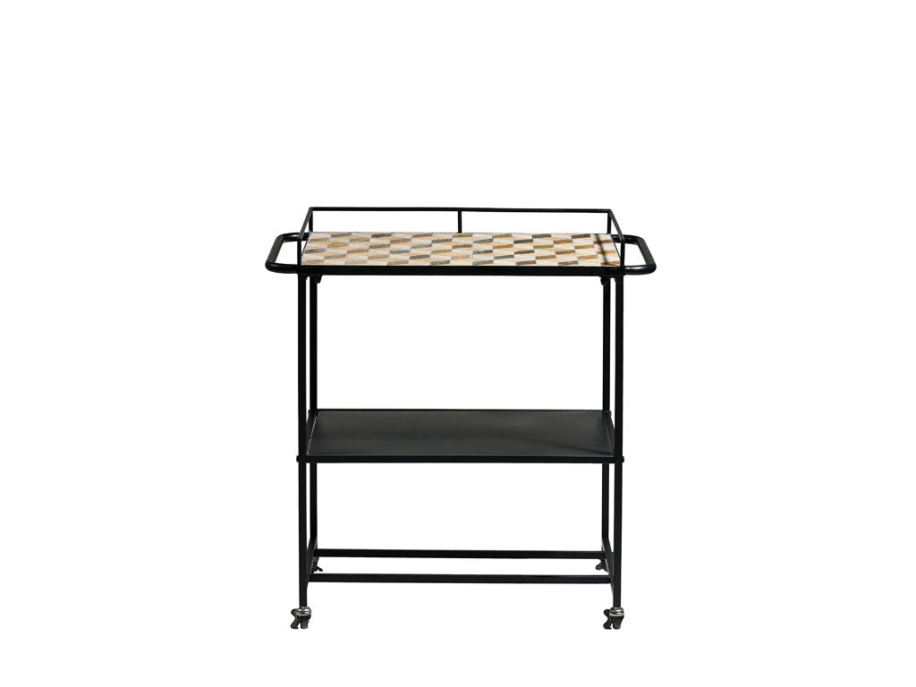 Villa Collection Karv Barkar 81 x 46 x 83 cm Zwart Ijzer