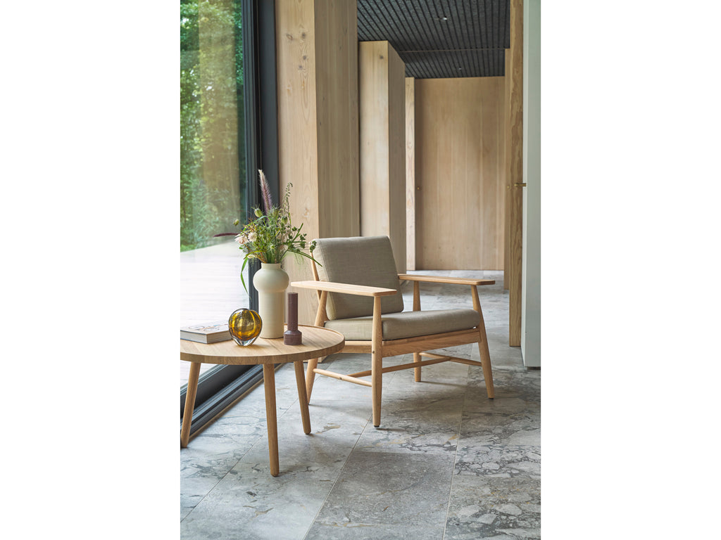 Salontafel Eikenhout Nature oiled 70.5 x 70.5 x 44.5 cm