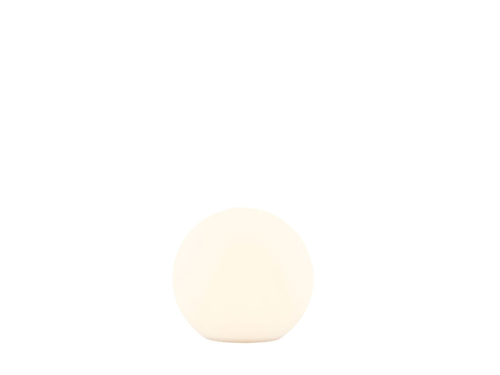 Villa Collection Maane LED Lamp met solar Dia. 25 x 23 cm Wit - Accessoire Loods