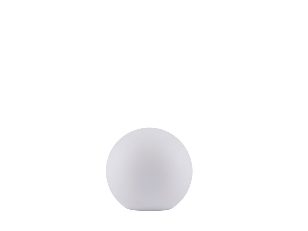 Villa Collection Maane LED Lamp met solar Dia. 25 x 23 cm Wit - Accessoire Loods