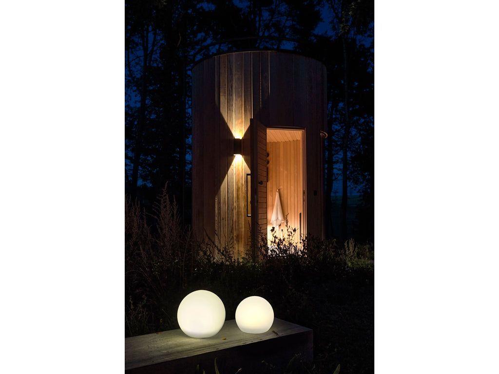 Villa Collection Maane LED Lamp met solar Dia. 25 x 23 cm Wit