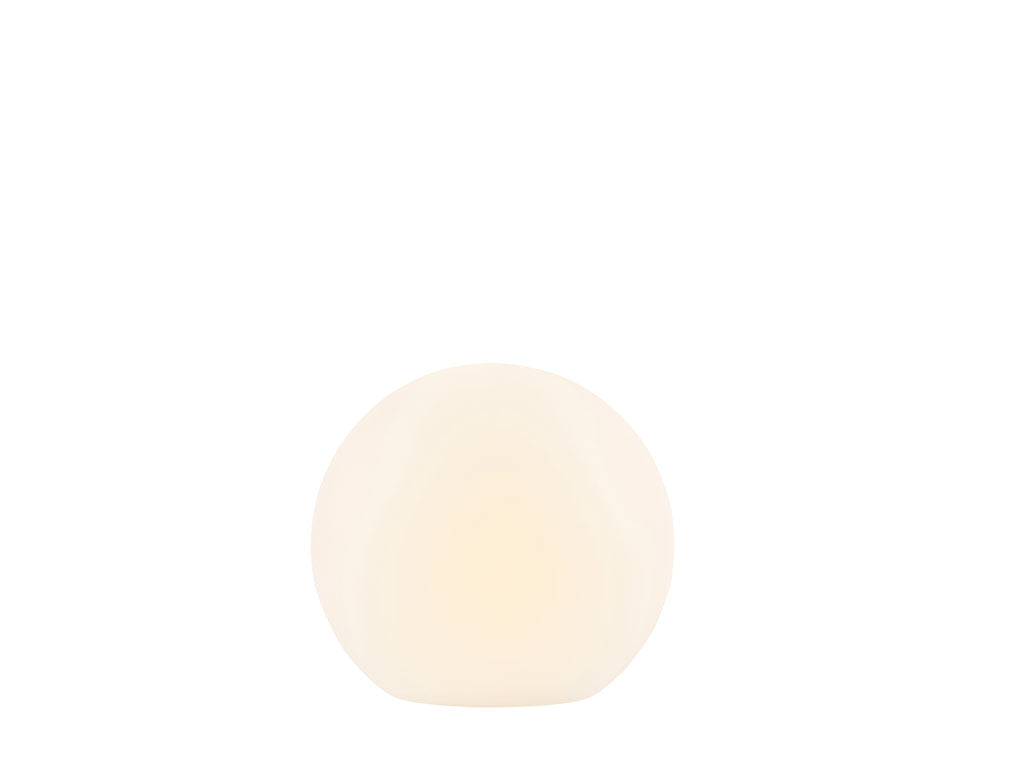 Villa Collection Maane LED Lamp met solar Dia. 30 x 28 cm Wit - Accessoire Loods