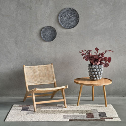 Villa Collection Torden Wanddecoratie Dia 32 x 3 cm Zwart