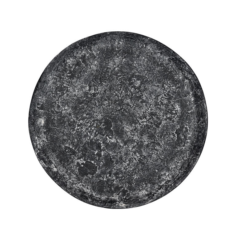 Villa Collection Torden Wanddecoratie Dia 42 x 3 cm Zwart