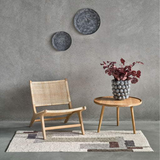 Villa Collection Torden Wanddecoratie Dia 42 x 3 cm Zwart