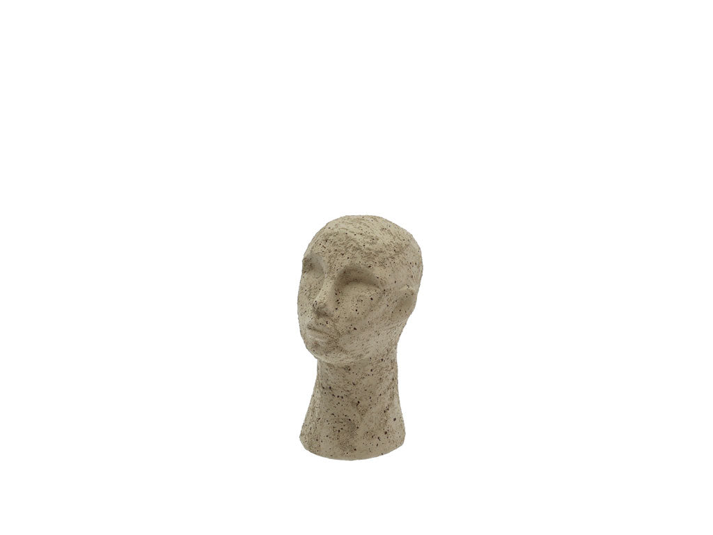 Villa Collection Talvik Beeldje Hoofd 8,5 x 8,5 x 15 cm Licht Olijfgroen - Accessoire Loods