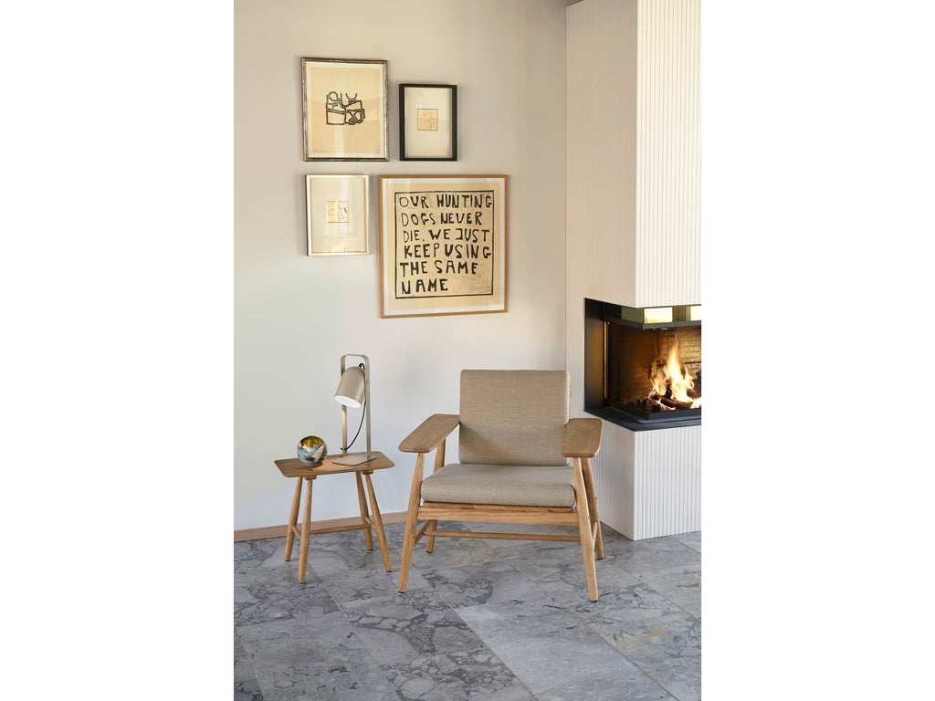 Villa Collection Bodo Kruk 46,5 x 28 x 45 cm Natuur Geolied Eiken
