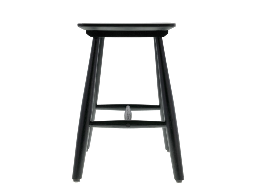 Villa Collection Bast Kruk 46,5 x 28 x 45 cm Zwart - Accessoire Loods