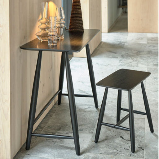Villa Collection Bast Kruk zwart