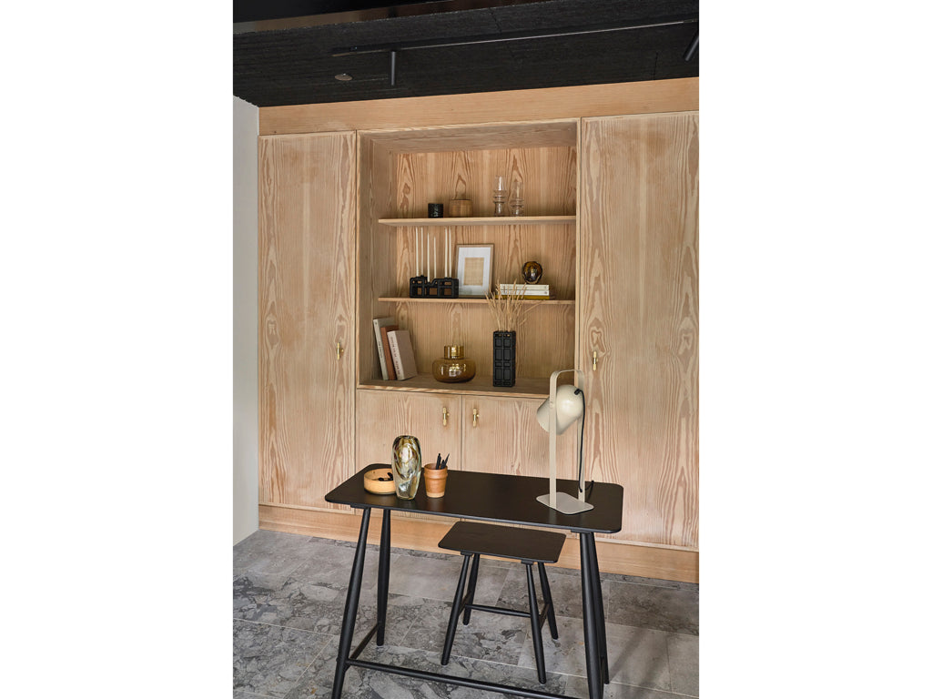 Villa Collection Bast Kruk 46,5 x 28 x 45 cm Zwart - Accessoire Loods