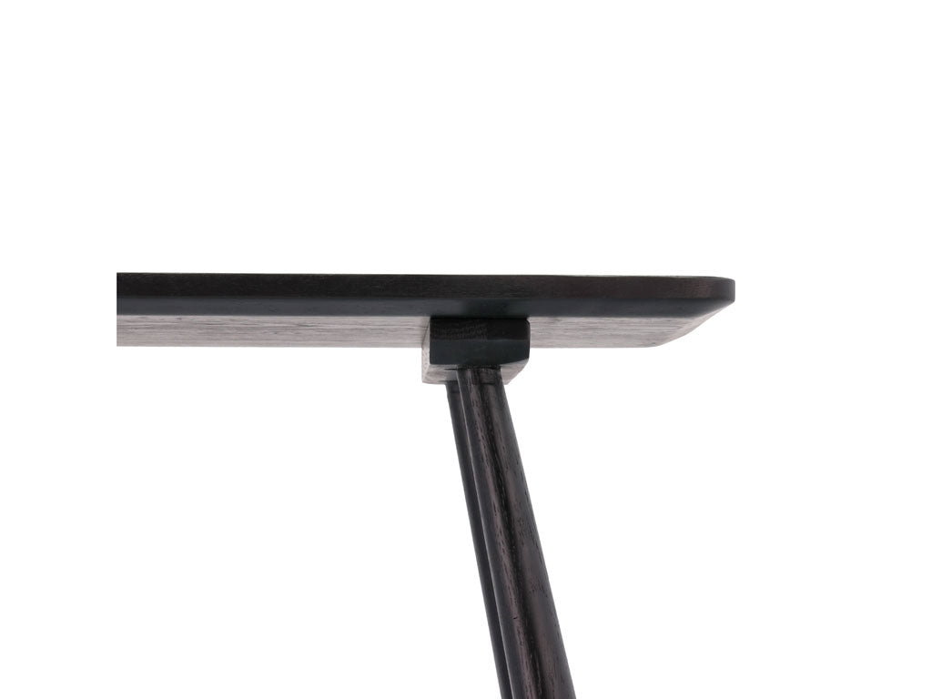 Villa Collection Bast Hoge Kruk 46,5 x 28 x 64 cm Zwart - Accessoire Loods