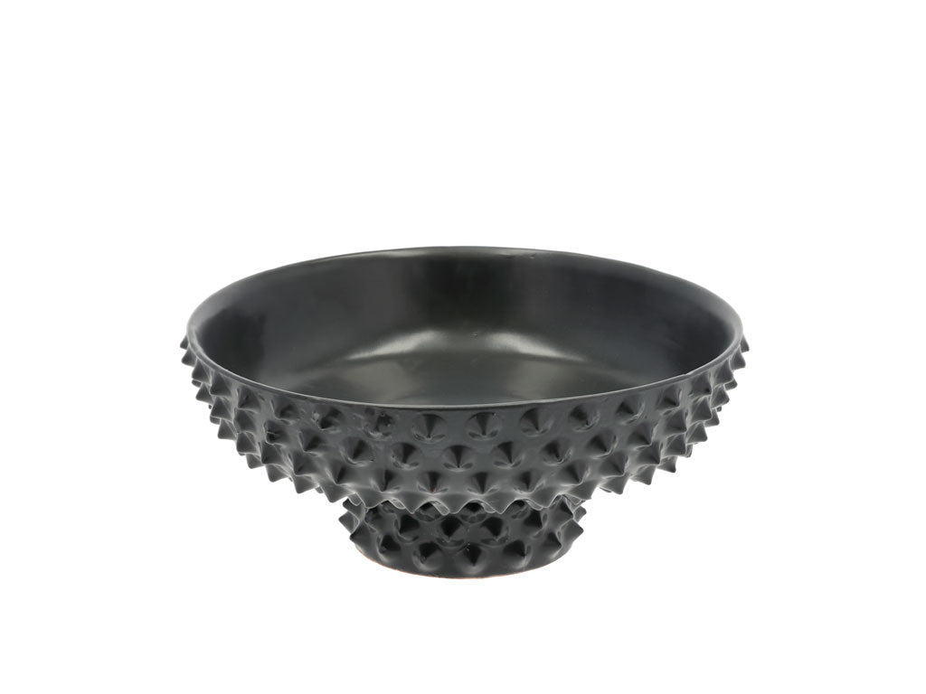 Villa Collection Vaest Schaal Dia 28 x 11 cm Mat zwart - Accessoire Loods