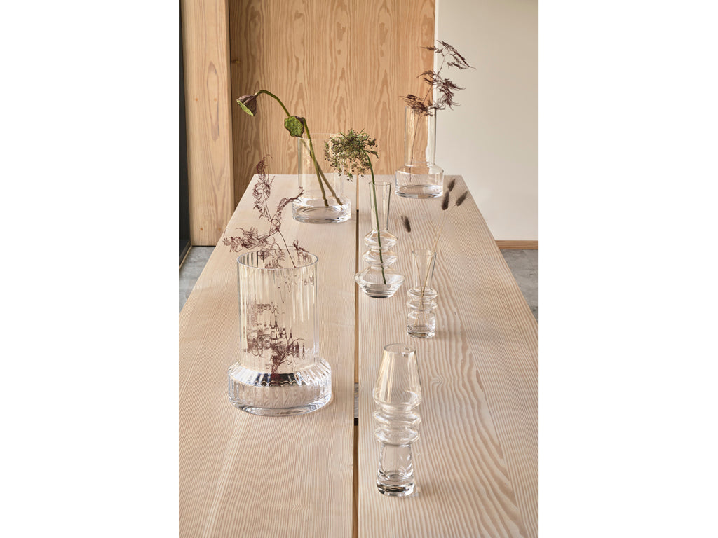 Villa Collection Trio Vaas Dia 7 x 20 cm Helder - Accessoire Loods