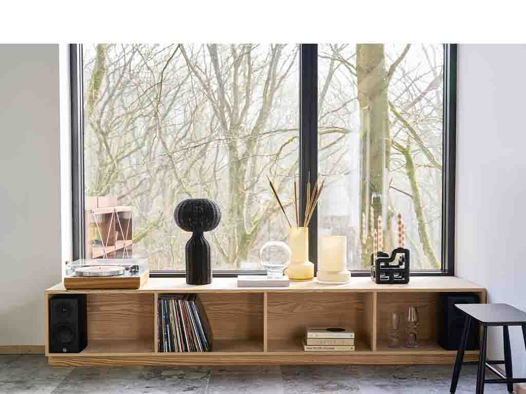 Villa Collection Trio Vaas Dia 7 x 20 cm Helder - Accessoire Loods