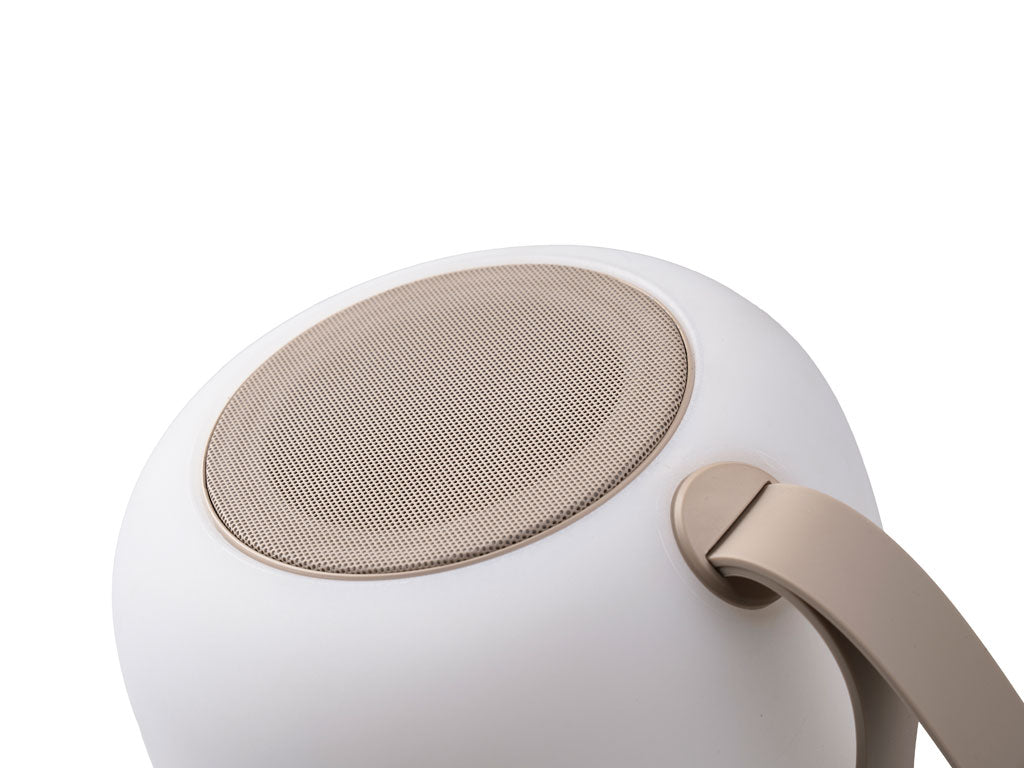 Villa Collection Hav Oplaadbare Lamp met Bluetooth luidspreker Dia 21 x 27,5 cm Wit