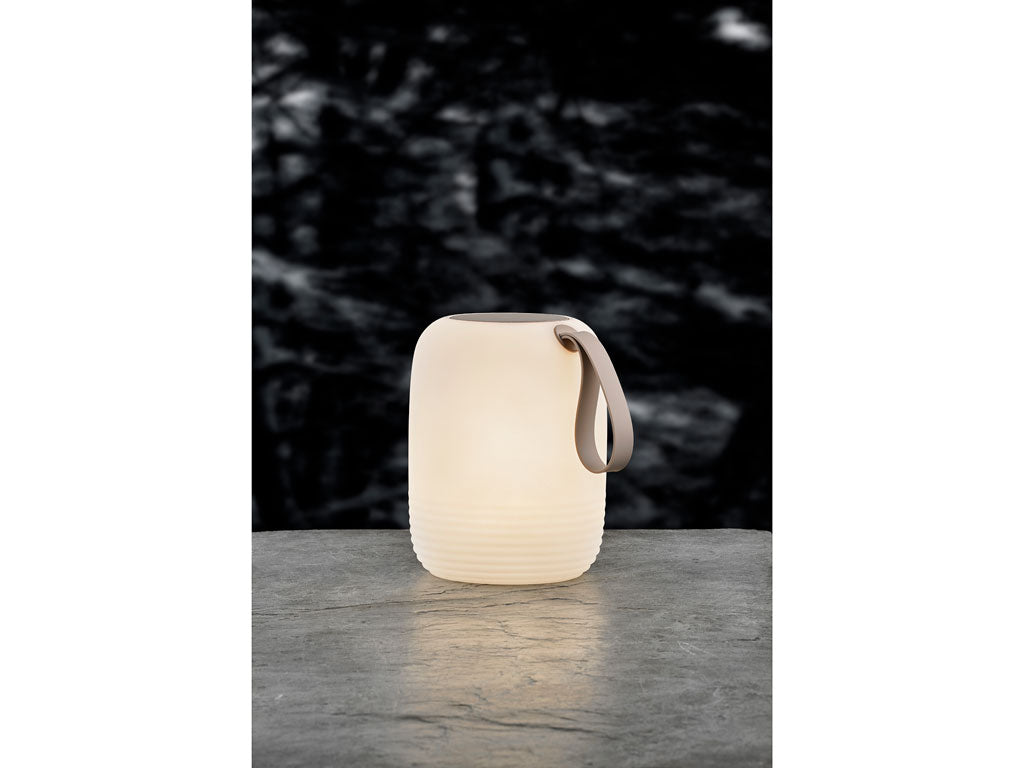 Villa Collection Hav Oplaadbare Lamp met Bluetooth luidspreker Dia 21 x 27,5 cm Wit