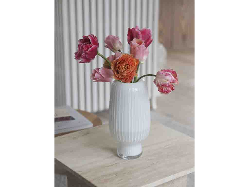 Villa Collection Cuneo Vaas Dia 16 x 31,5 cm Wit - Accessoire Loods