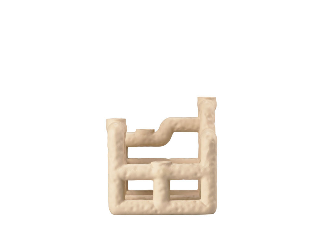 Villa Collection Lyng Kaarshouder 21 x 21 x 23 cm wit - Accessoire Loods