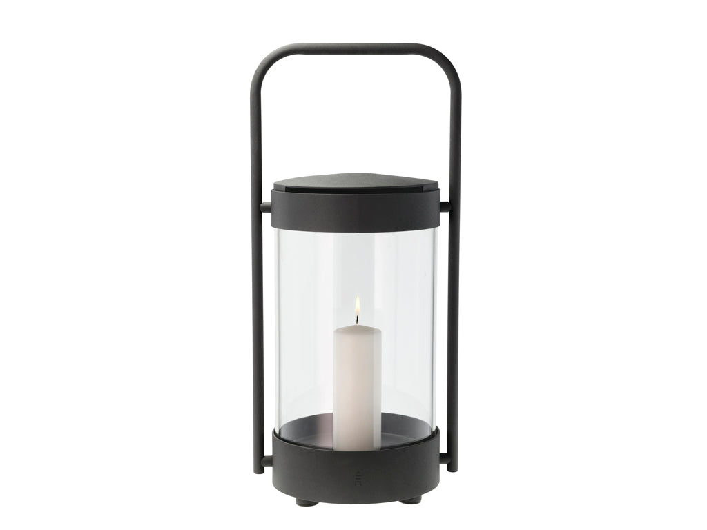 Villa Collection Ancona Lantaarn 29 x 23 x 62,7 cm Zwart - Accessoire Loods