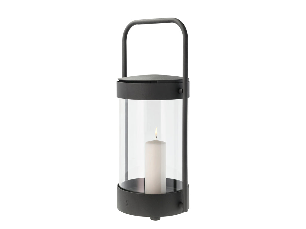 Villa Collection Ancona Lantaarn 29 x 23 x 62,7 cm Zwart - Accessoire Loods
