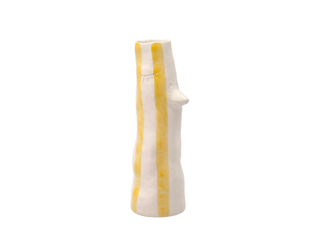 Villa Collection Whimsy Vaas 12 x 11 x 34 cm L Geel - Accessoire Loods