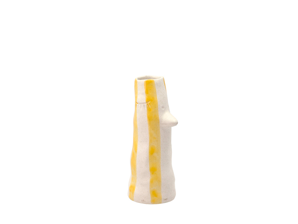 Villa Collection Whimsy Vaas 11,5 x 10 x 26 cm S Geel - Accessoire Loods