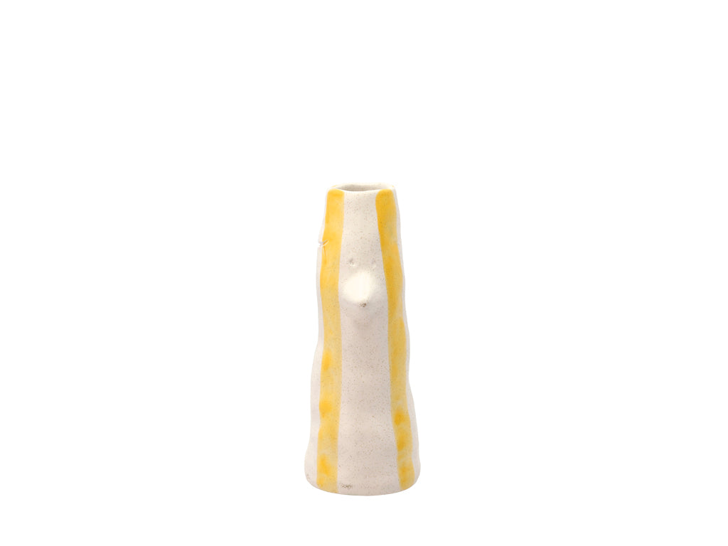 Villa Collection Whimsy Vaas 11,5 x 10 x 26 cm S Geel - Accessoire Loods