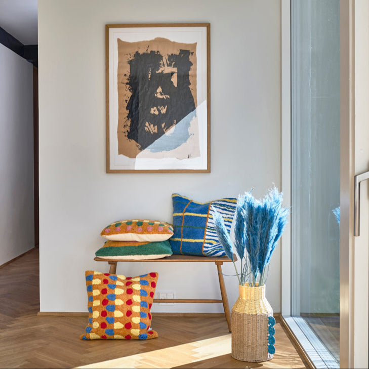 Villa Collection Styles Decoratieve vaas geel