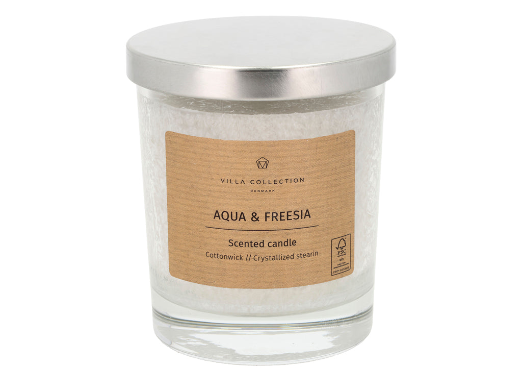 Villa Collection Kras Geurkaars Dia 8,5 x 10 cm Grijs - Accessoire Loods