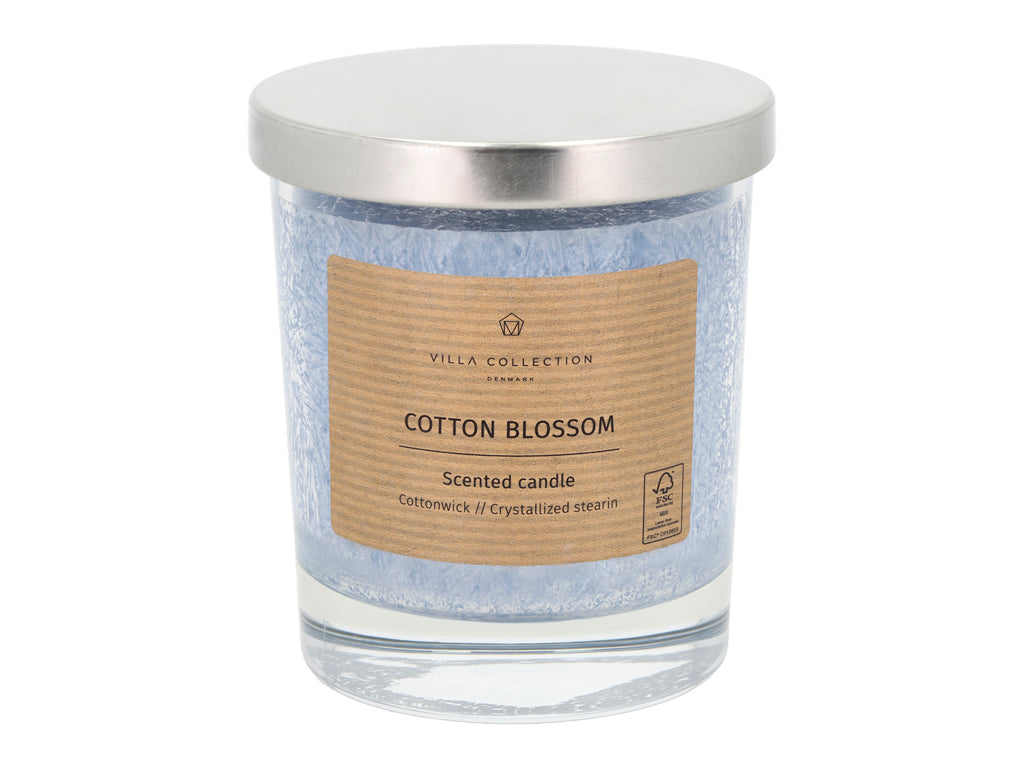 Villa Collection Kras Geurkaars Dia 8,5 x 10 cm Dusty Blue - Accessoire Loods