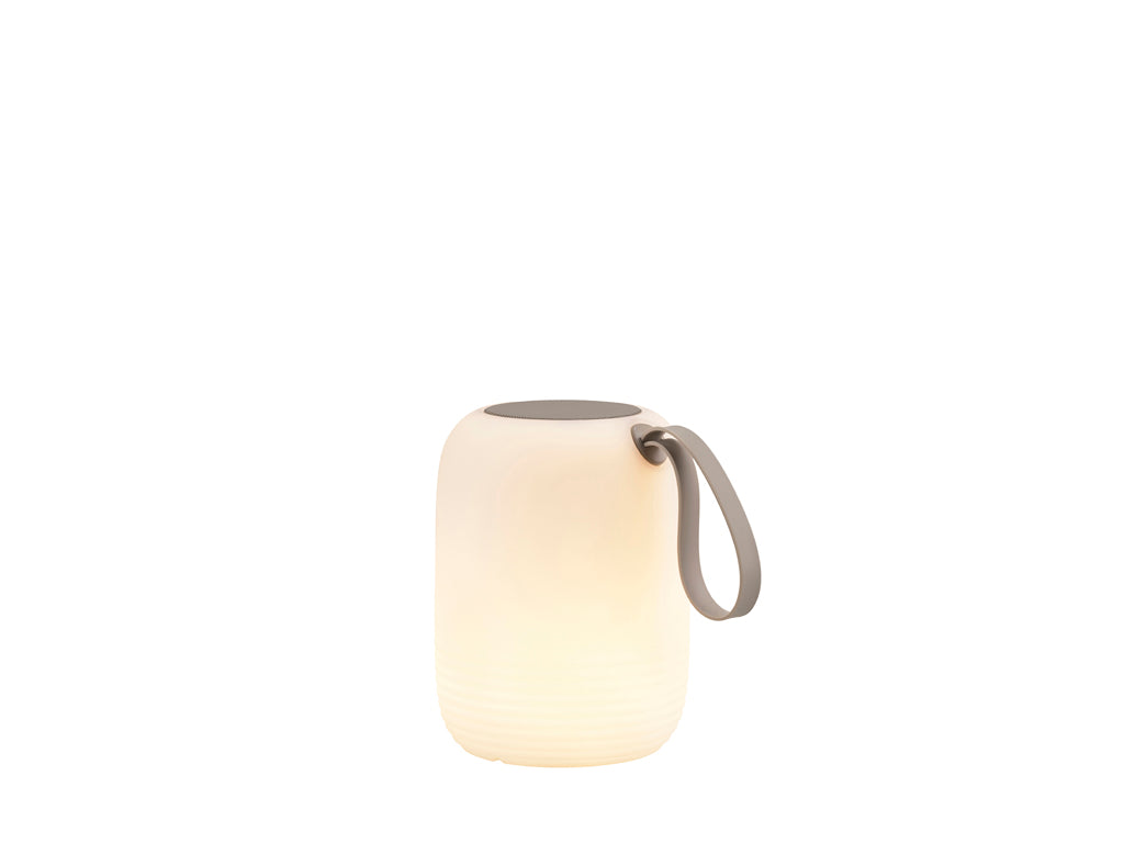 Villa Collection Hav LED Lamp met luidspreker Dia 12,5 x 15,5 cm Wit/Sand - Accessoire Loods