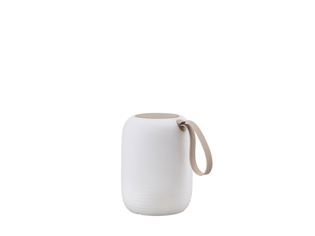 Villa Collection Hav LED Lamp met luidspreker Dia 12,5 x 15,5 cm Wit/Sand - Accessoire Loods