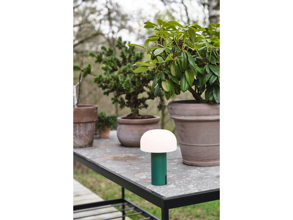 Villa Collection Styles Draadloze LED-lamp 15 x 22,5 cm Groen