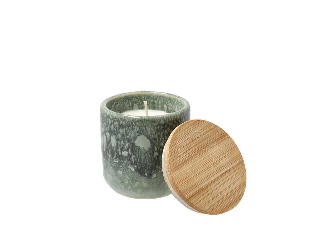 Villa Collection Iris Coconut Mango Geurkaars Dia 7 x 7,3 cm Groen - Accessoire Loods