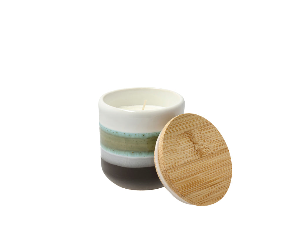 Villa Collection Iris Orchid Vanilla Geurkaars Dia 7 x 7,3 cm Wit/Groen - Accessoire Loods