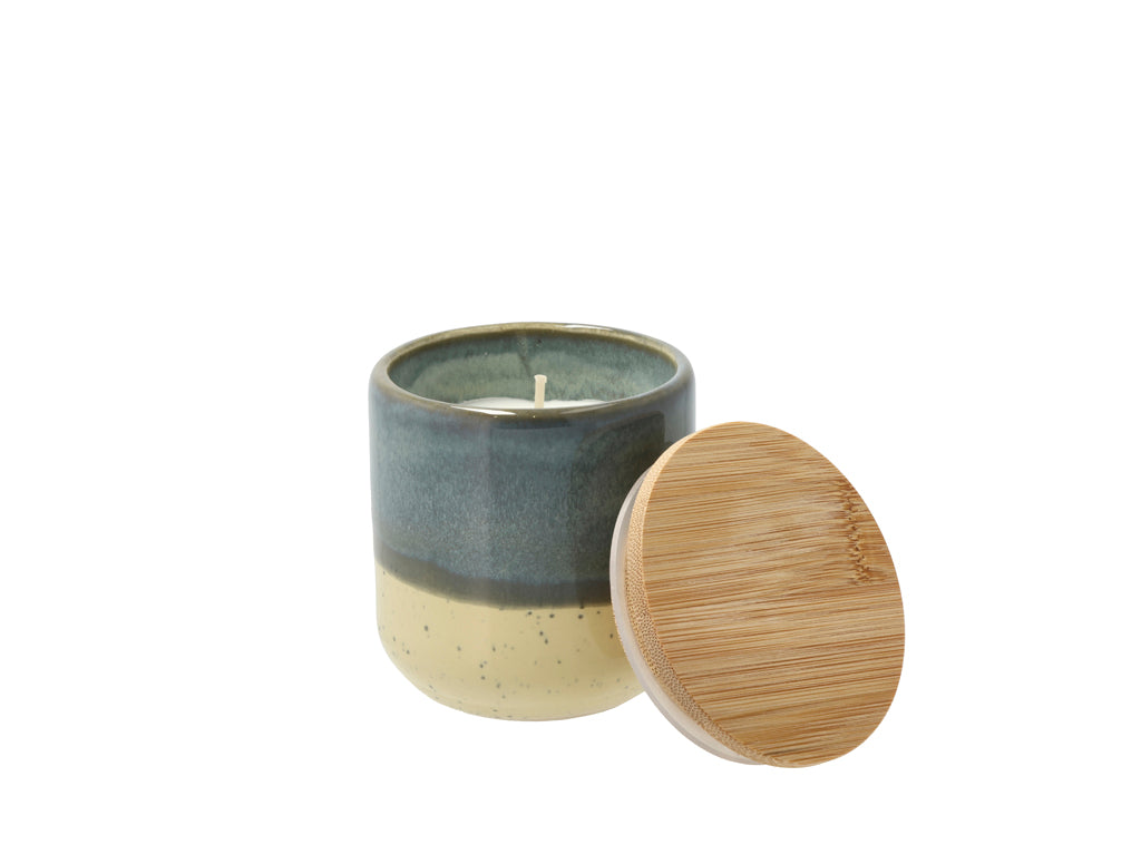 Villa Collection Iris Cactus Blossom Geurkaars Dia 7 x 7,3 cm Geelbruin - Accessoire Loods