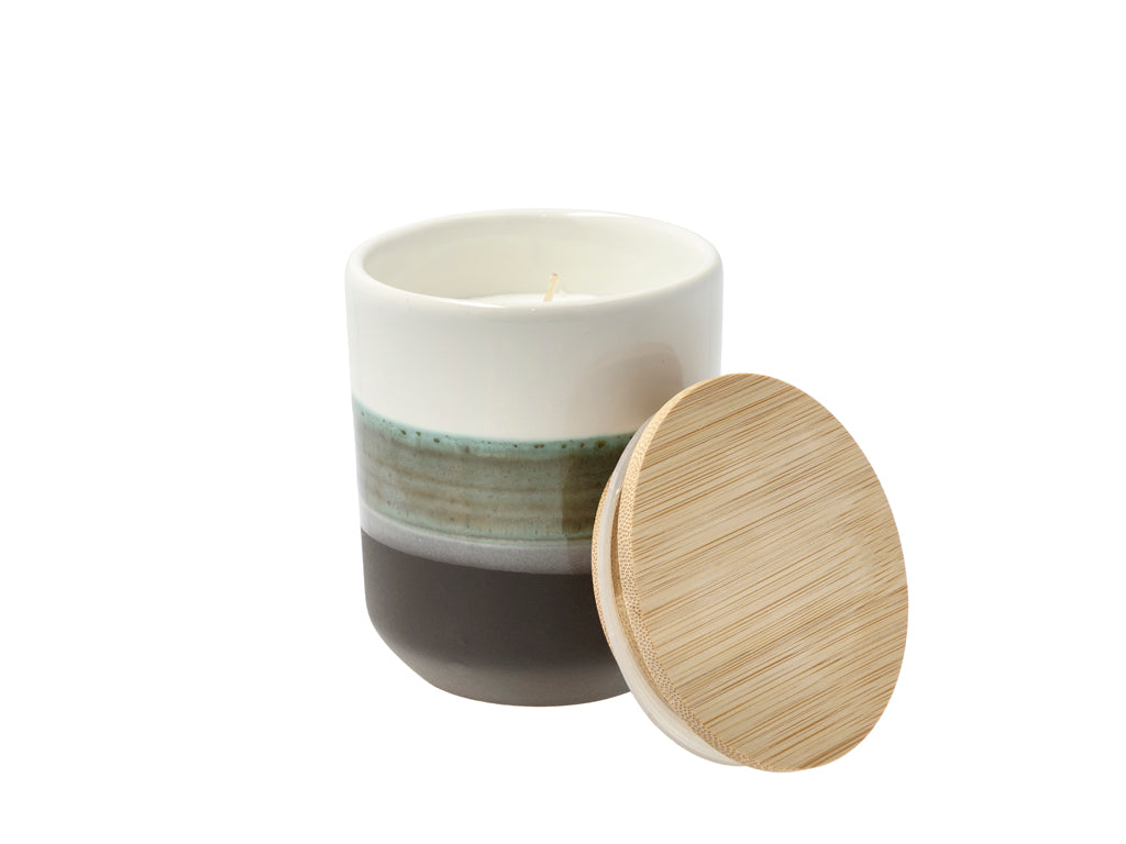 Villa Collection Iris Orchid Vanilla Geurkaars Dia 8 x 9,5 cm Wit/Groen