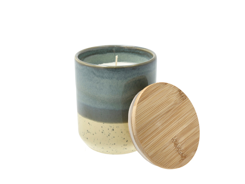 Villa Collection Iris Cactus Blossom Geurkaars Dia 8 x 9,5 cm Geelbruin - Accessoire Loods