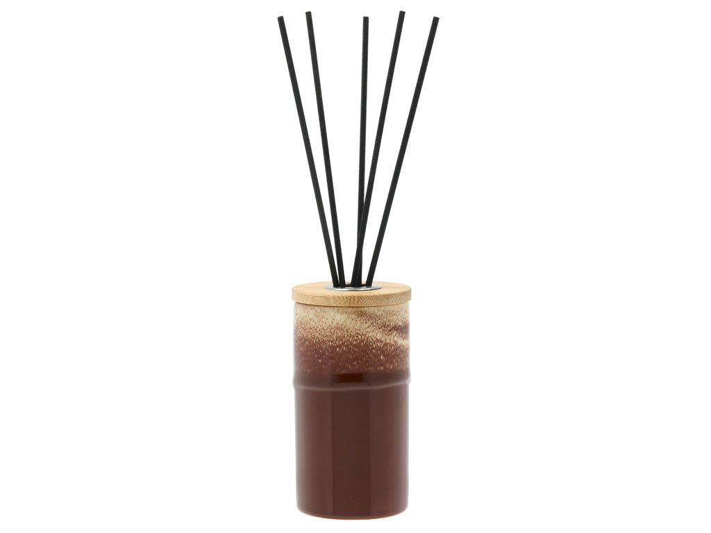 Villa Collection Iris Woody Eucalyptus Geurolie Dia 5,5 x 10,5 cm Bruin/Crème - Accessoire Loods