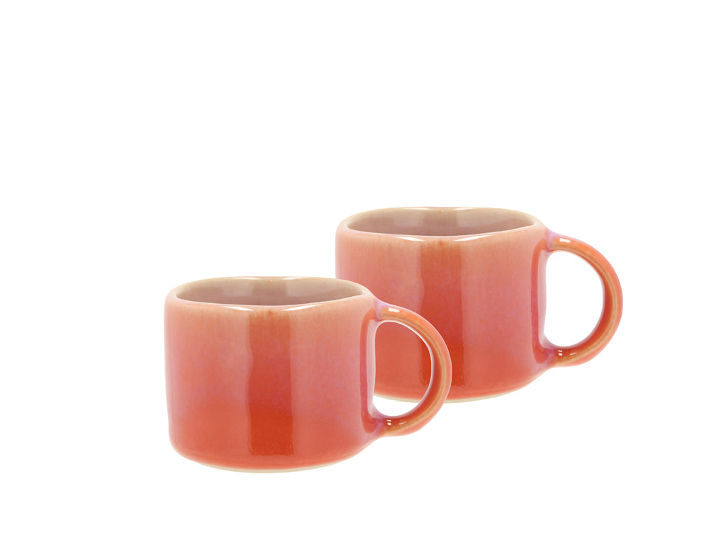 Villa Collection Allure Espressokop Dia 6,5 x 5,1 cm 0,08 liter 2 stuks Paars/Orange - Accessoire Loods