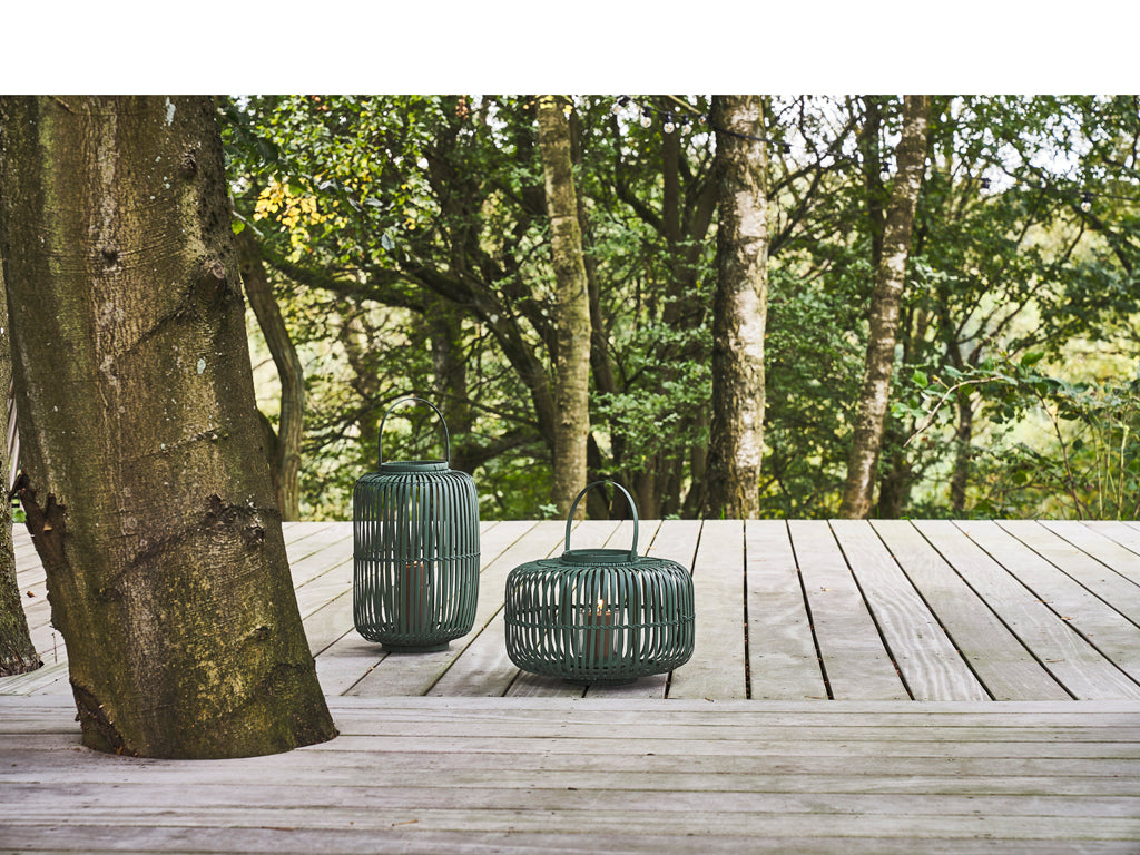 Villa Collection Alia Lantaarn Dia 38 x 25 cm Dark green - Accessoire Loods