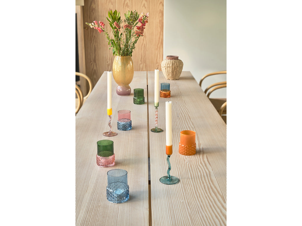 Villa Collection Aurora Vaas Dia 16,5 x 30 cm Roze/Geel - Accessoire Loods