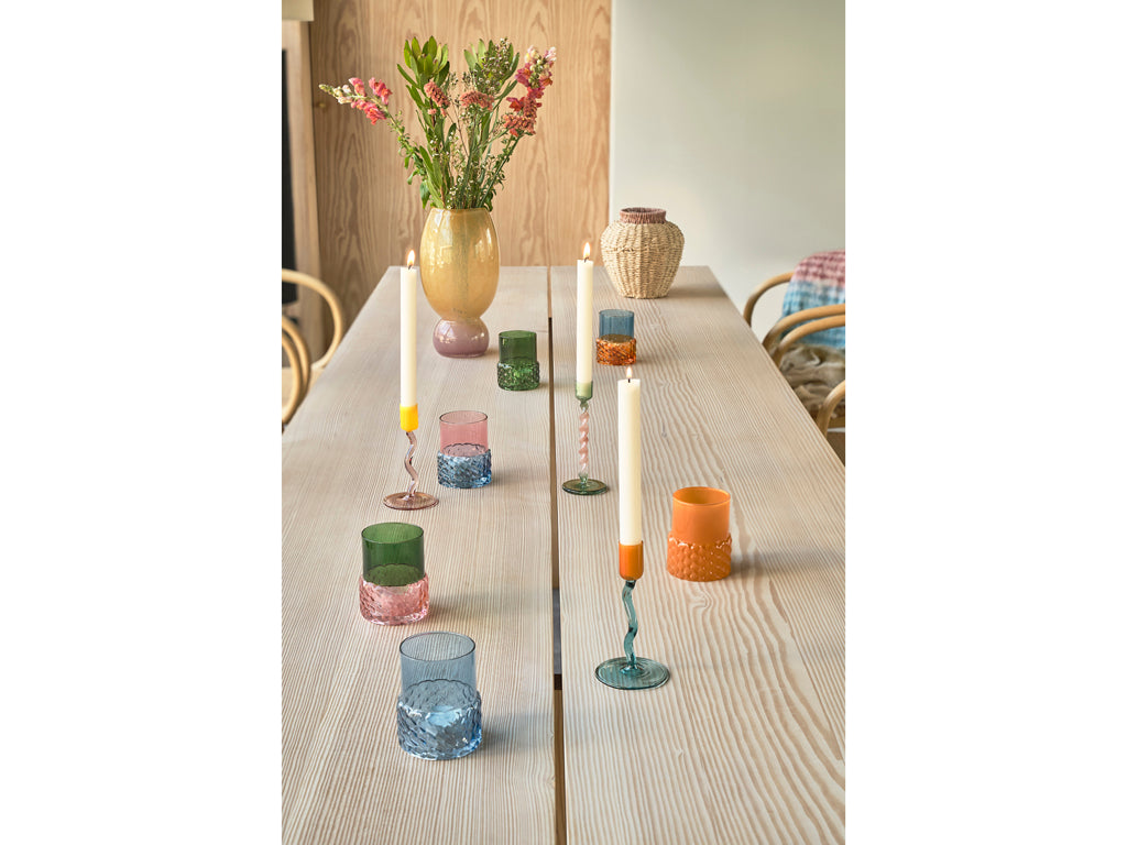 Villa Collection Aurora Vaas Dia 16,5 x 30 cm Roze/Geel - Accessoire Loods