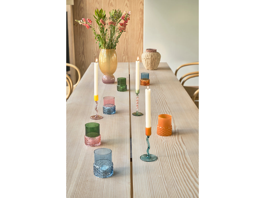 Villa Collection Aurora Vaas Dia 16,5 x 30 cm Roze/Geel - Accessoire Loods