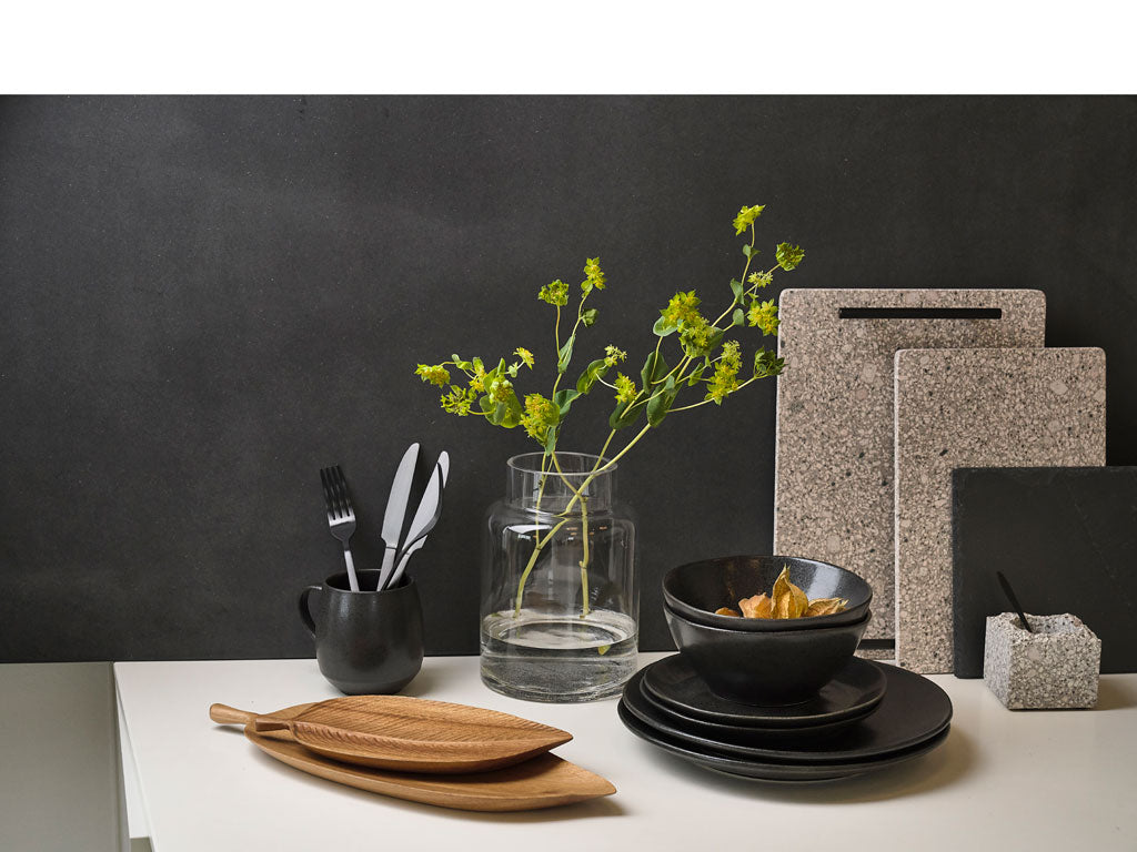 Villa Collection Drua Vaas Dia. 14 x 20 cm Helder - Accessoire Loods