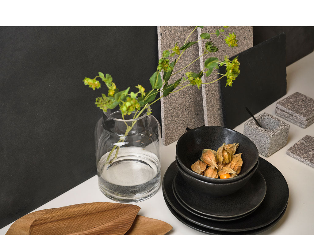 Villa Collection Drua Vaas Dia. 14 x 20 cm Helder - Accessoire Loods