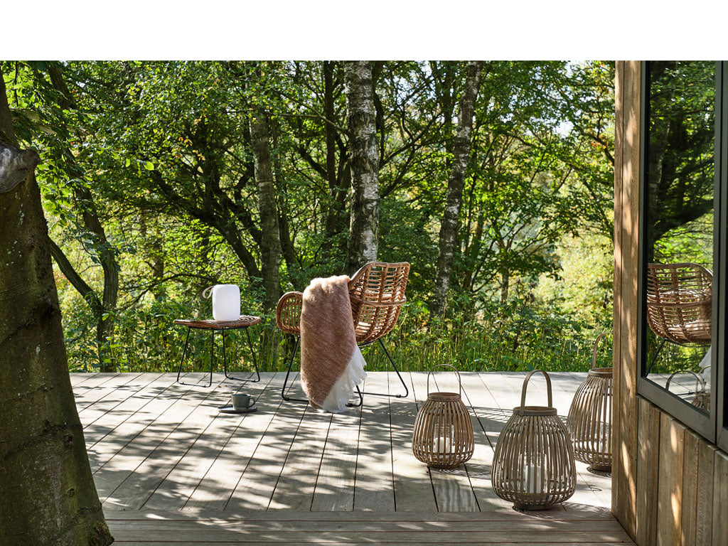 Villa Collection Amas Lantaarn Dia. 37 x 40 cm Natuur - Accessoire Loods