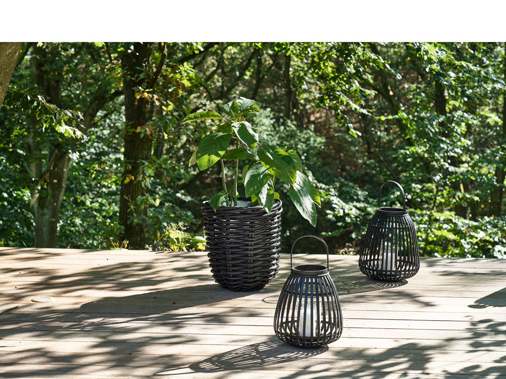 Villa Collection Asra Lantaarn Dia. 29 x 35 cm Zwart - Accessoire Loods