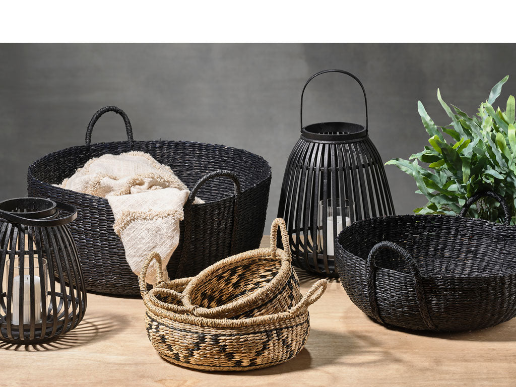 Villa Collection Asra Lantaarn Dia. 29 x 35 cm Zwart - Accessoire Loods