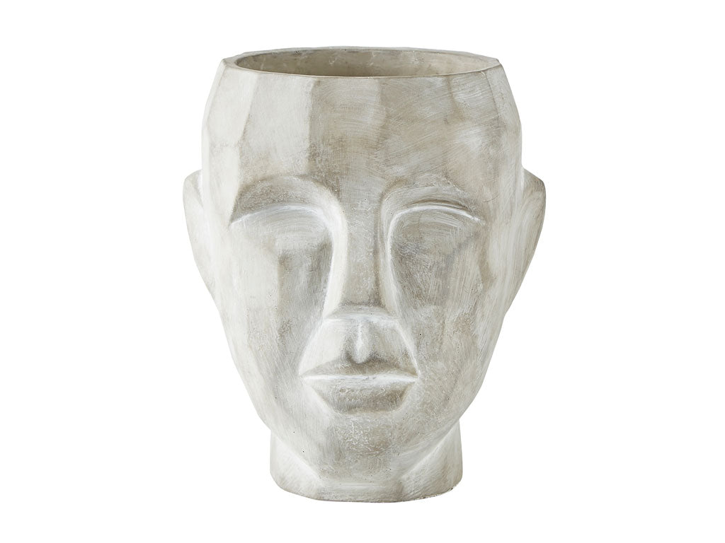 Bloempot 19 x 19 x 22 cm Grijs - Accessoire Loods